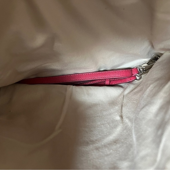 Coach Pinnacle Harper Satchel Bag with Detachable Shoulder Strap, Red Lizard - Picture 8 of 16